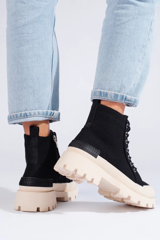 Stiefel mit Plateau Damen S.Barski...