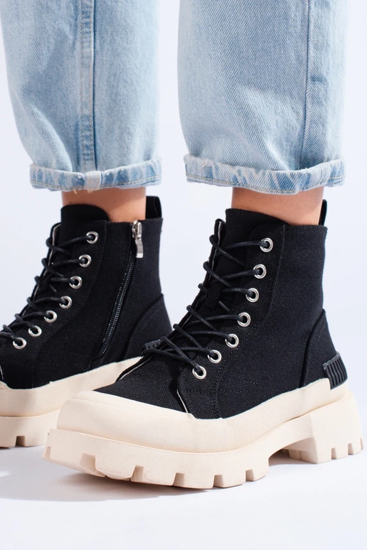 Stiefel mit Plateau Damen S.Barski...