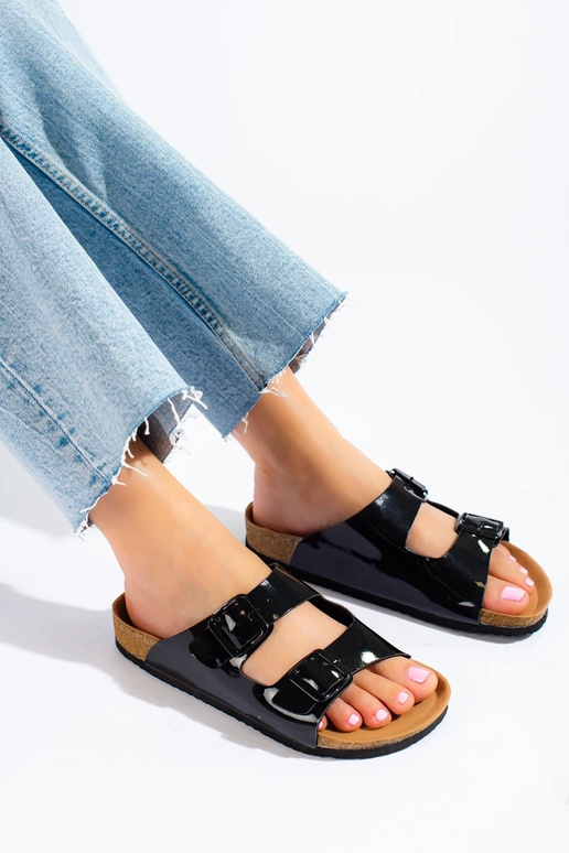 Hausschuhe Potocki schwarze Farbe