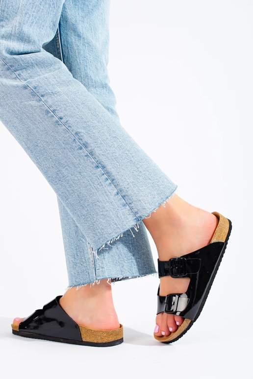 Hausschuhe Potocki schwarze Farbe