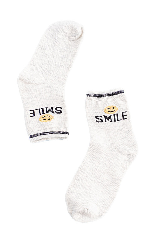 Socken Shelovet hellgraue Farbe Smile Socken Shelovet hellgraue Farbe Smile