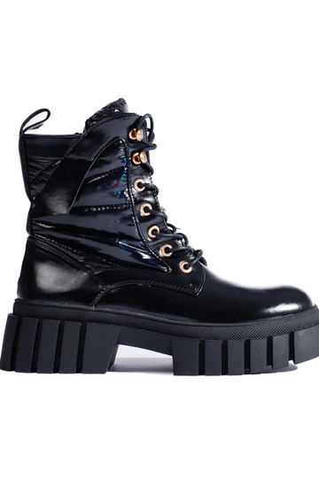 Damenstiefel mit dicker...