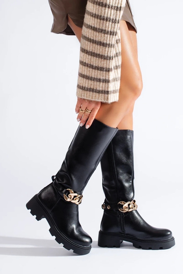 Lange Schuhe mit Kette aus... 2