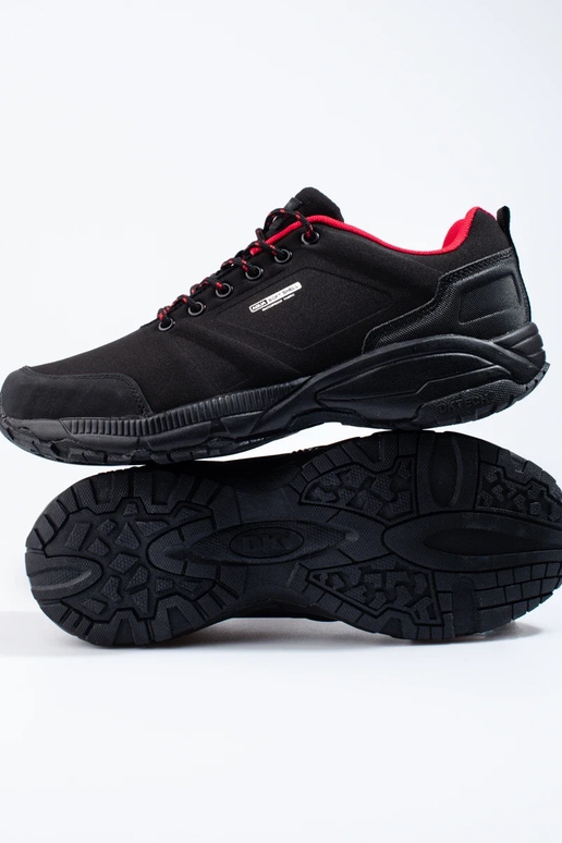 Herren-Wanderstiefel DK schwarz rot...