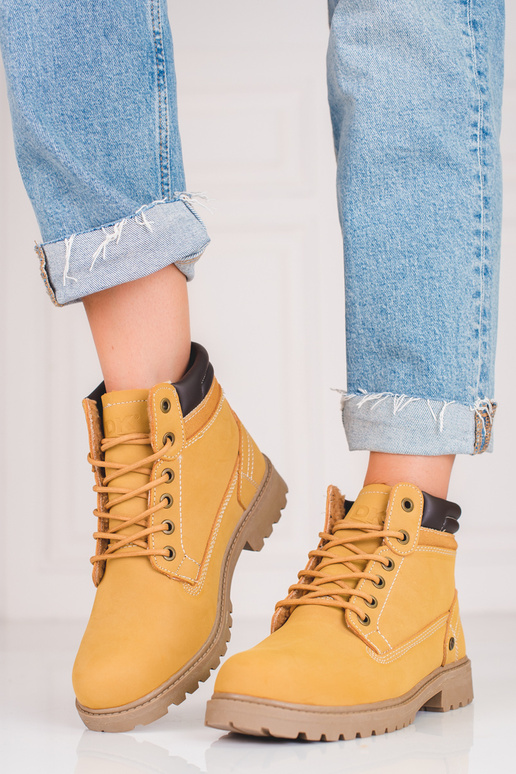 Lederstiefel DK Kamel