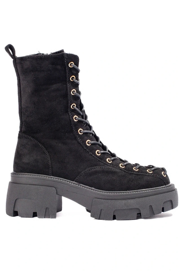 Damen-Schnürstiefel aus...