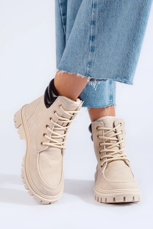 Beige Stiefel Beige Stiefel