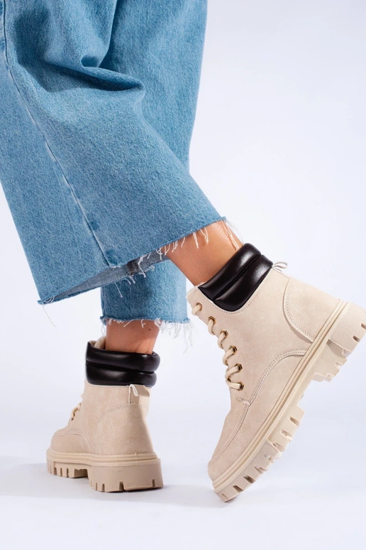 Beige Stiefel Beige Stiefel