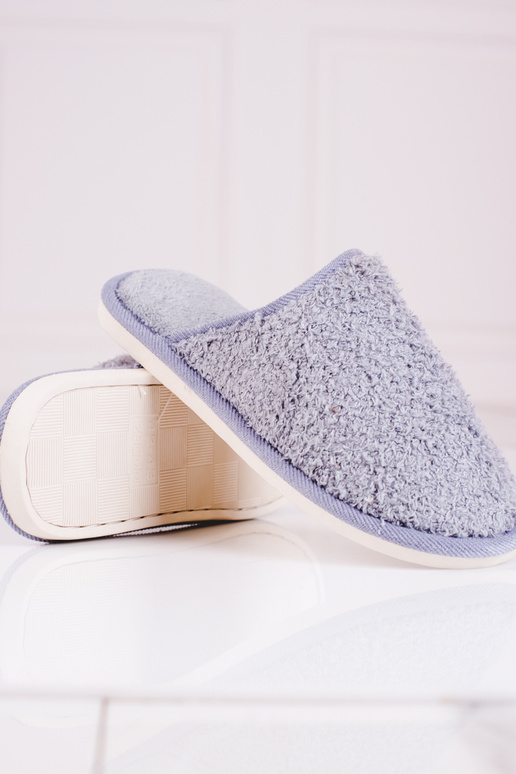 graue Herrenhausschuhe Shelovet