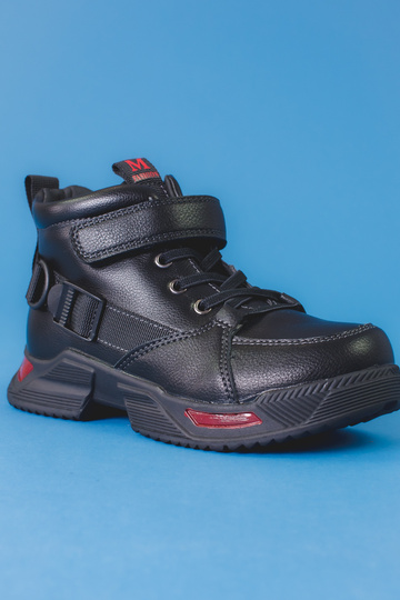 Schwarze Stiefel für Jungen 2