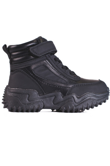 Stiefel Jungen isolierte...