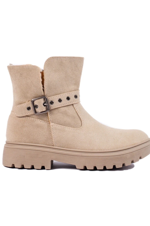 Beige Damenschuhe aus Öko-Wildleder... Beige Damenschuhe aus Öko-Wildleder...