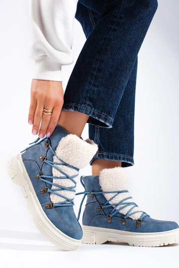 Blaue Damen-Schneestiefel... 2