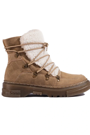 braune Damen-Schneestiefel...