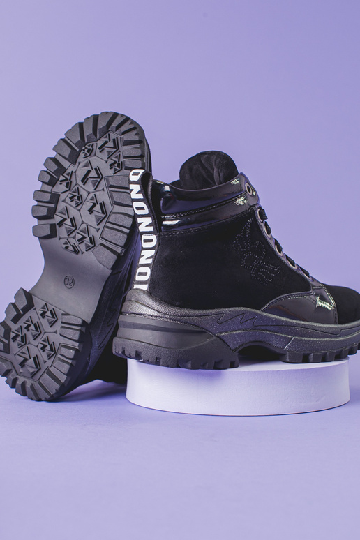 schwarze Schuhe für Mädchen mit...