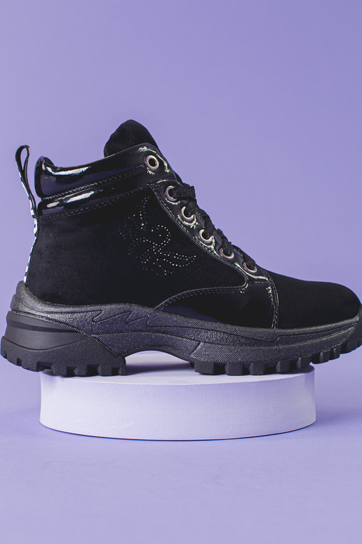 schwarze Schuhe für Mädchen mit...