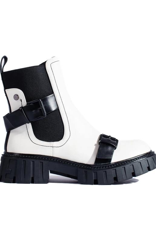 weiße Damenschuhe mit Plateau weiße Damenschuhe mit Plateau