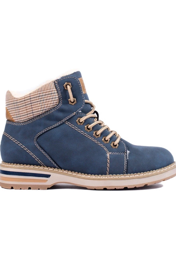 Isolierte Damenstiefel blau