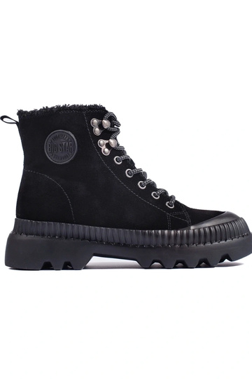schwarze Stiefel mit...