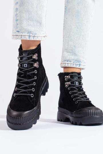 schwarze Stiefel mit... 2