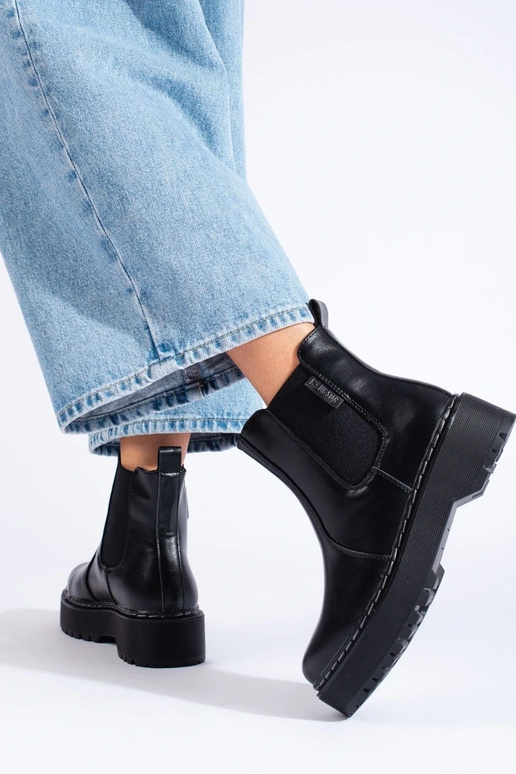 schwarze Damenschuhe BIG STAR II274101 schwarze Damenschuhe BIG STAR II274101