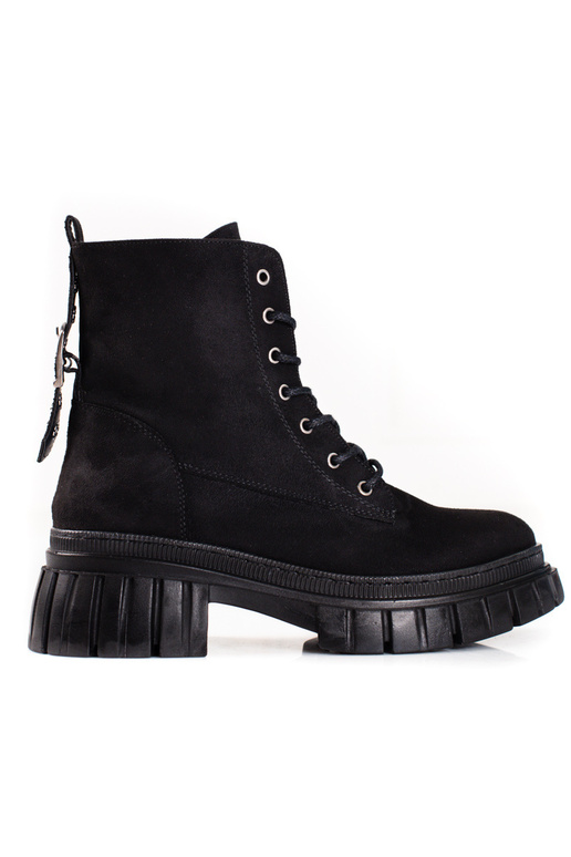 Wildlederstiefel mit Plateau... Wildlederstiefel mit Plateau...