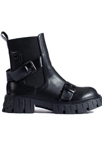 Damenschuhe mit Plateau in...