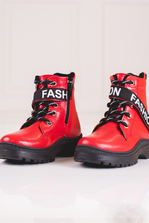 Stiefel für Mädchen Potocki Mode Rot