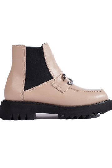 Damenschuhe aus Leder mit...