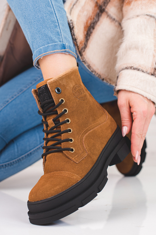 Leder Damenschuhe BIG STAR KK274524 Leder Damenschuhe BIG STAR KK274524