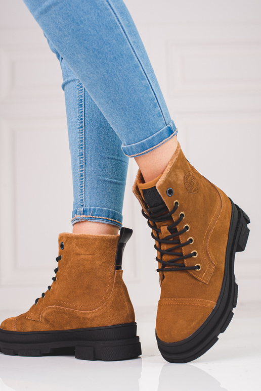 Leder Damenschuhe BIG STAR KK274524 Leder Damenschuhe BIG STAR KK274524