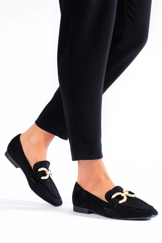 Damenmokassins Shelovet in schwarzer...