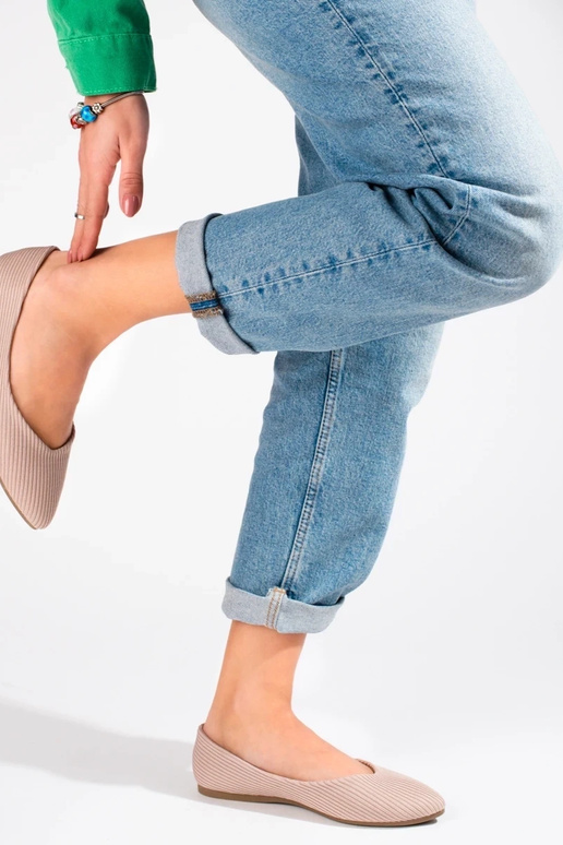 Textilballerinas Vinceza beige