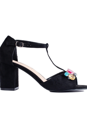 Schwarze Shelovet-Sandalen...