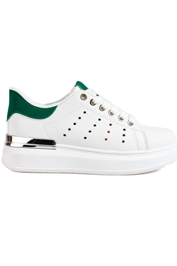 Weiße Sneakers-Modellschuhe...