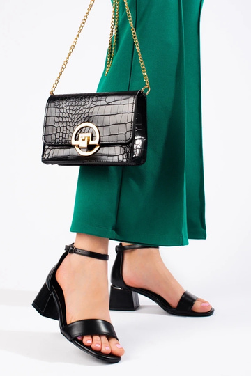 schwarze Sandalen mit... 2