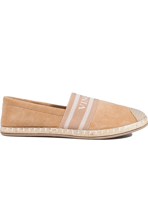 Wildleder-Espadrille Beige Vinceza
