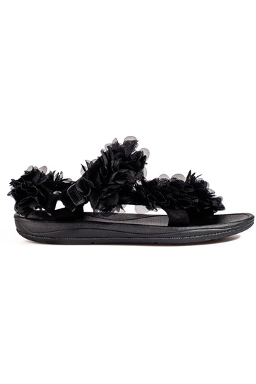schwarze Sandalen Shelovet