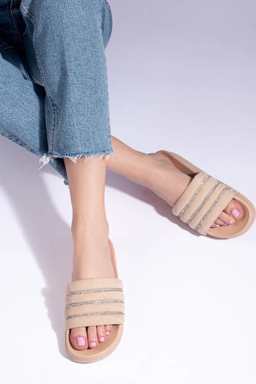 beige Hausschuhe Shelovet beige Hausschuhe Shelovet