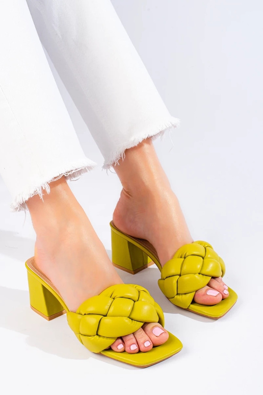 grüne Hausschuhe Shelovet