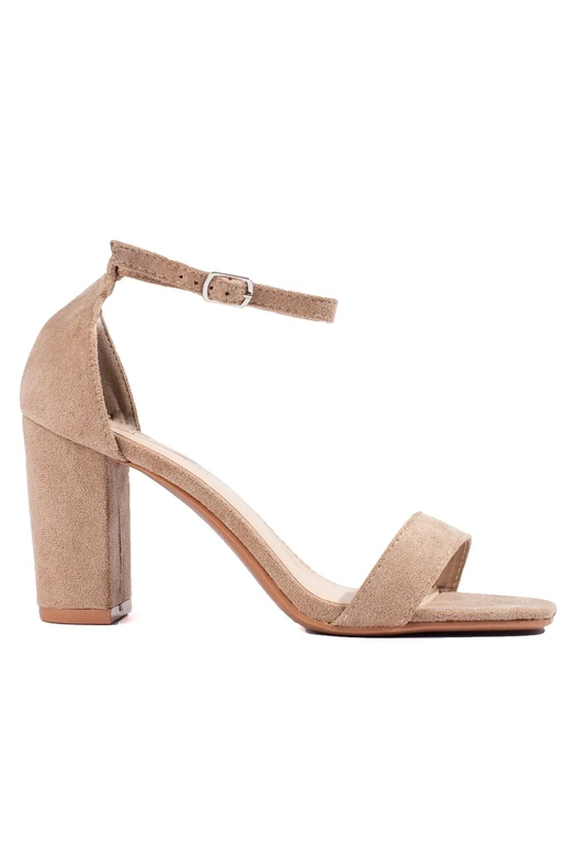 Wildledersandalen mit Absatz Shelovet... Wildledersandalen mit Absatz Shelovet...