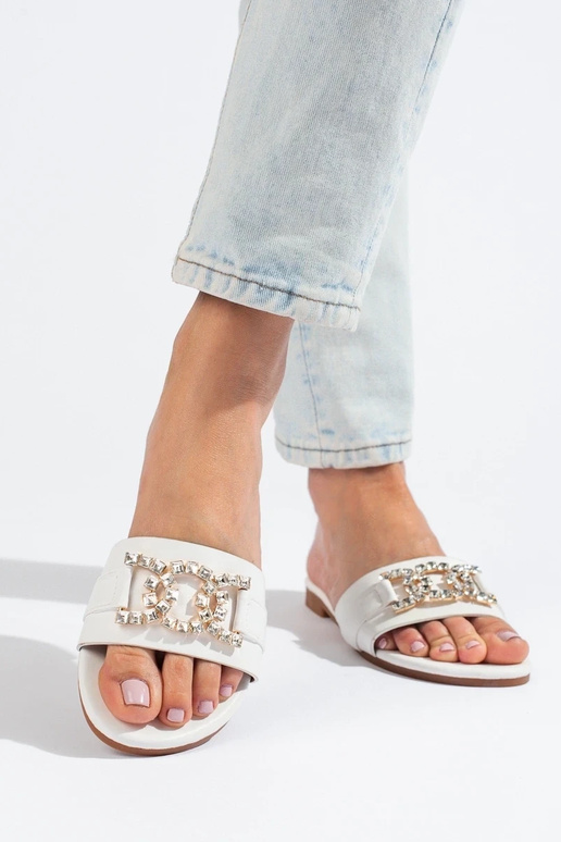 weiße Hausschuhe Shelovet weiße Hausschuhe Shelovet