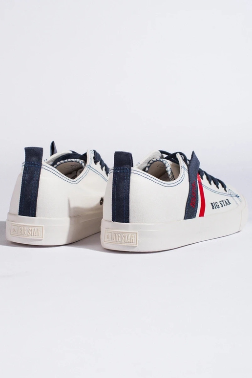 weiße Schuhe aus Öko-Leder BIG STAR...