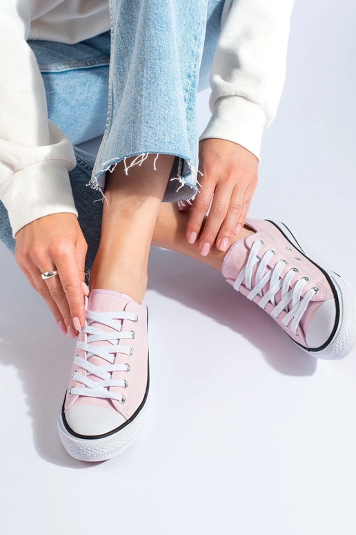 Rosa Vico-Sneaker im klassischen Modell Rosa Vico-Sneaker im klassischen Modell