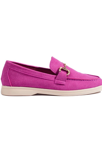 Rosa Wildleder-Stiefeletten...
