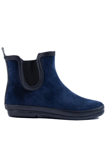 Wildleder-Gummistiefel...