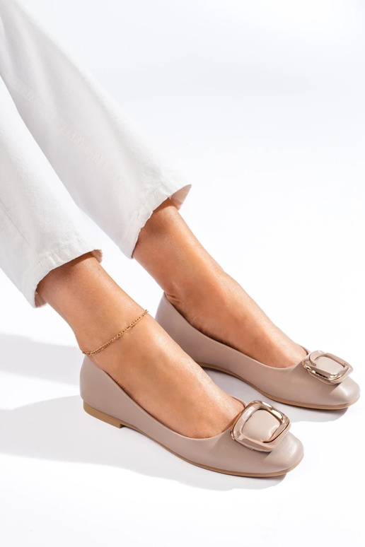 Beige Ballerinas Shelovet Beige Ballerinas Shelovet