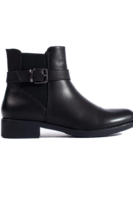 Schwarze Damenschuhe mit elastischem... Schwarze Damenschuhe mit elastischem...