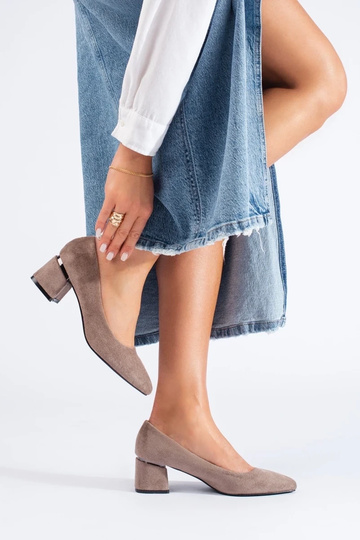 Wildleder High Heels mit... 2