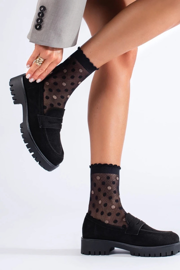 Wildledermokassins mit... 2